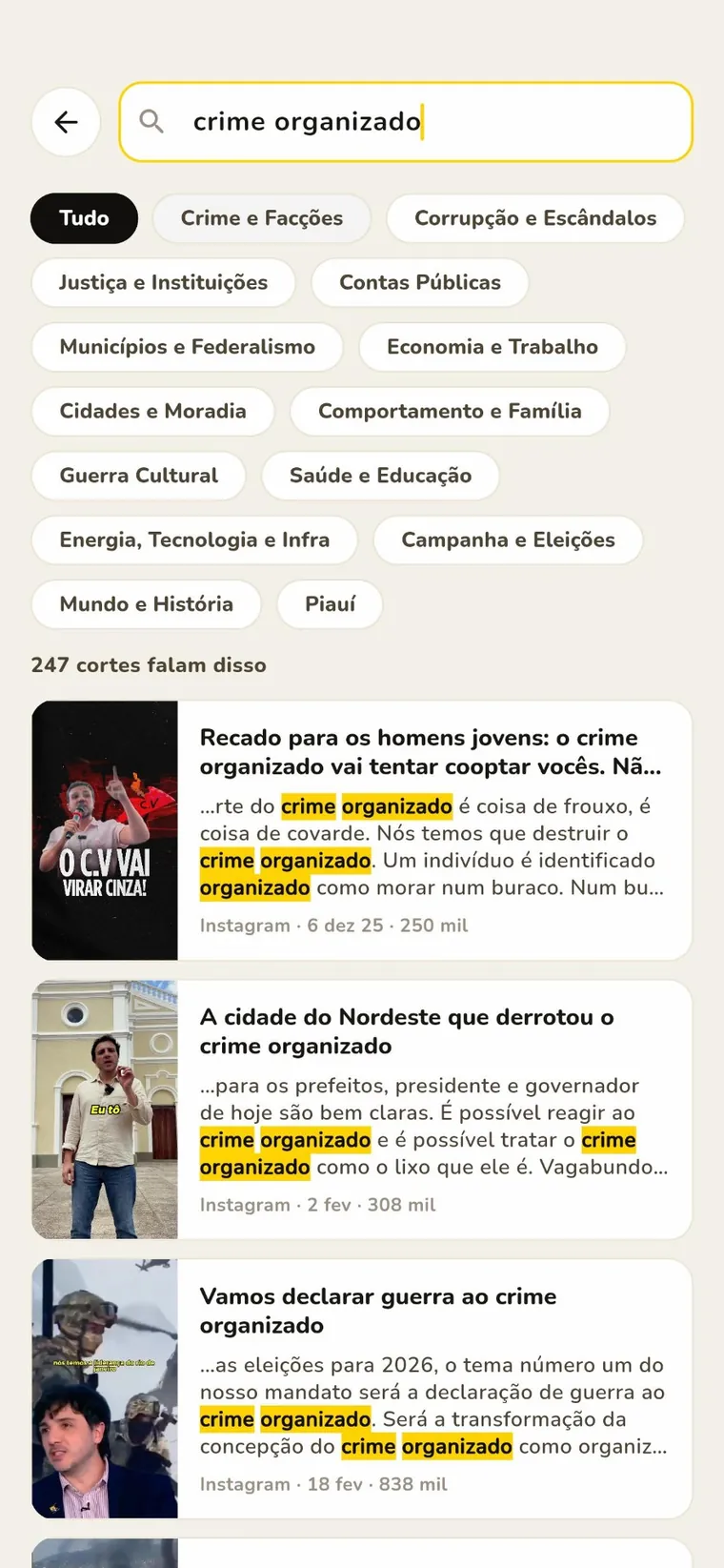 Encontre qualquer fala do Renan